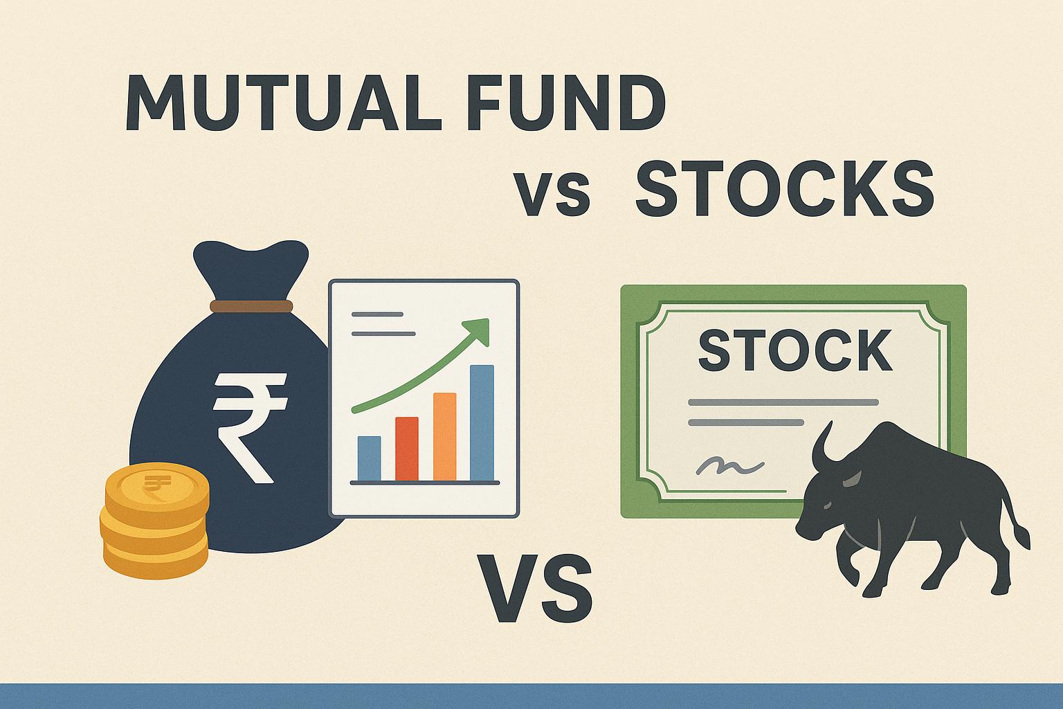 Mutual Funds vs Stocks India Which Is Better? Complete Guide for Investors